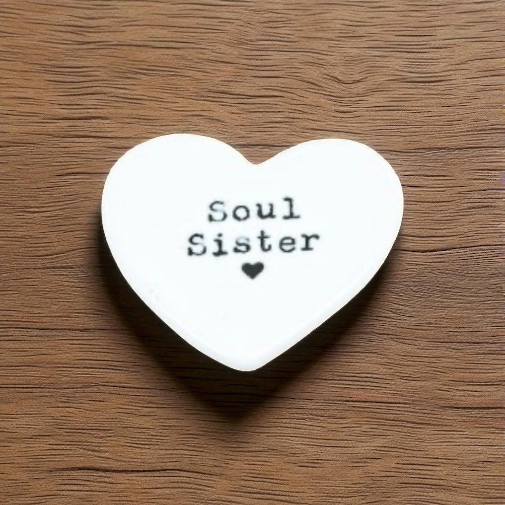 Soul sister heart token