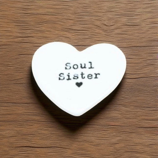Soul sister heart token