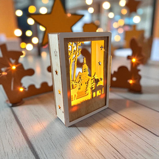 LED woodland box
