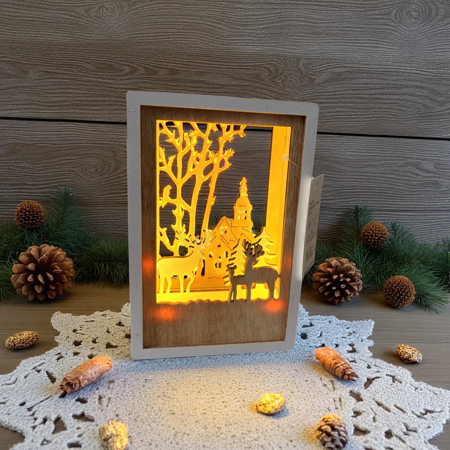 LED Woodland Box