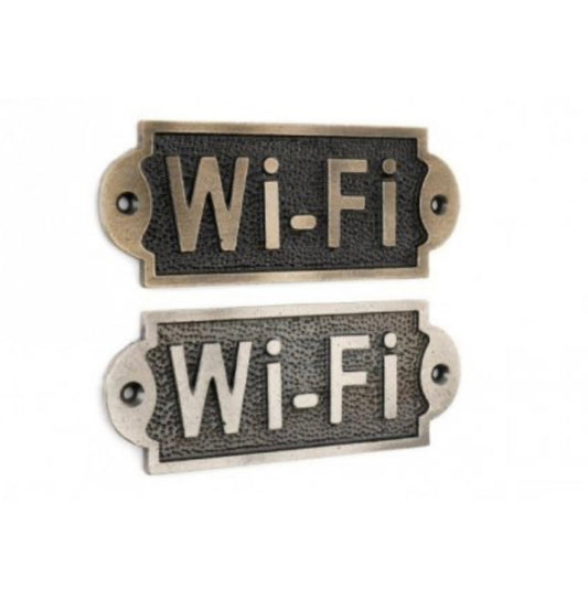 Cast Iron Wi-Fi plaques 